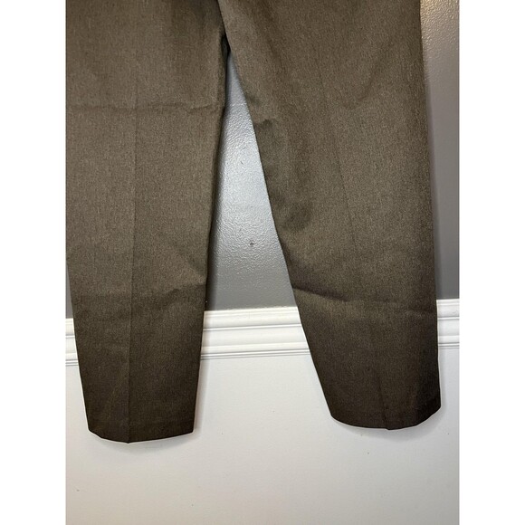 Vintage Levis Action Slacks Pants Mens 38x30 Brown Dress Trousers Made USA 80s - Picture 3 of 8